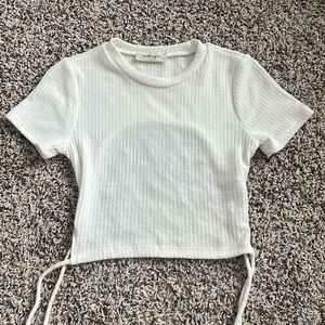 White Audrey 3+1 shirt.